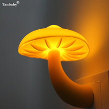Load image into Gallery viewer, EU US Mini Cartoon Shape Night Led Lamp energy saving Light Children Gift for Kids baby Bedroom owl Mushroom Duck Night light