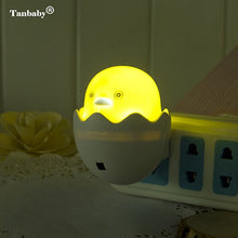 Load image into Gallery viewer, EU US Mini Cartoon Shape Night Led Lamp energy saving Light Children Gift for Kids baby Bedroom owl Mushroom Duck Night light