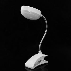 HNGCHOIGE Flexible Clip-on Table Lamp LED Clamp Reading Study Bed Laptop Desk Bright Light